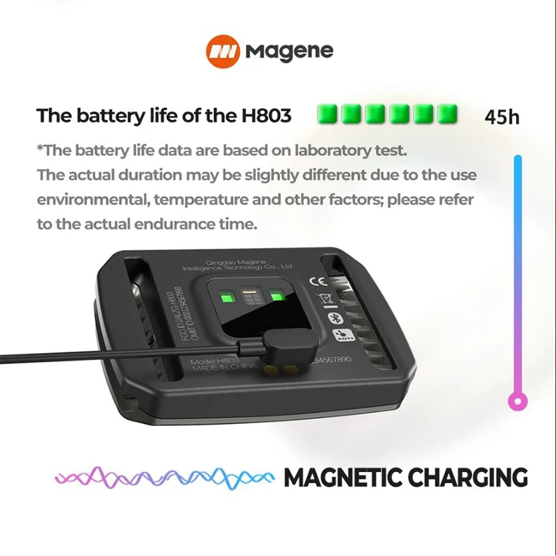 Magene H803 Heart Rate Monitor Arm Wrist Band Sensor Dual Mode Bluetooth ANT Heartbeat Tracker Armband Monitor Health Exercise