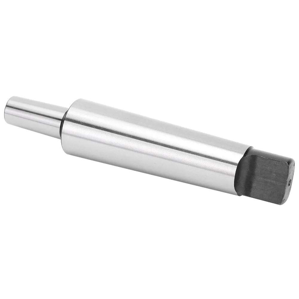 MT4-B18 Drill Chuck Arbor Flat Tail High Hardness Straight Shank Adapter Electroplated Finish Steel Material