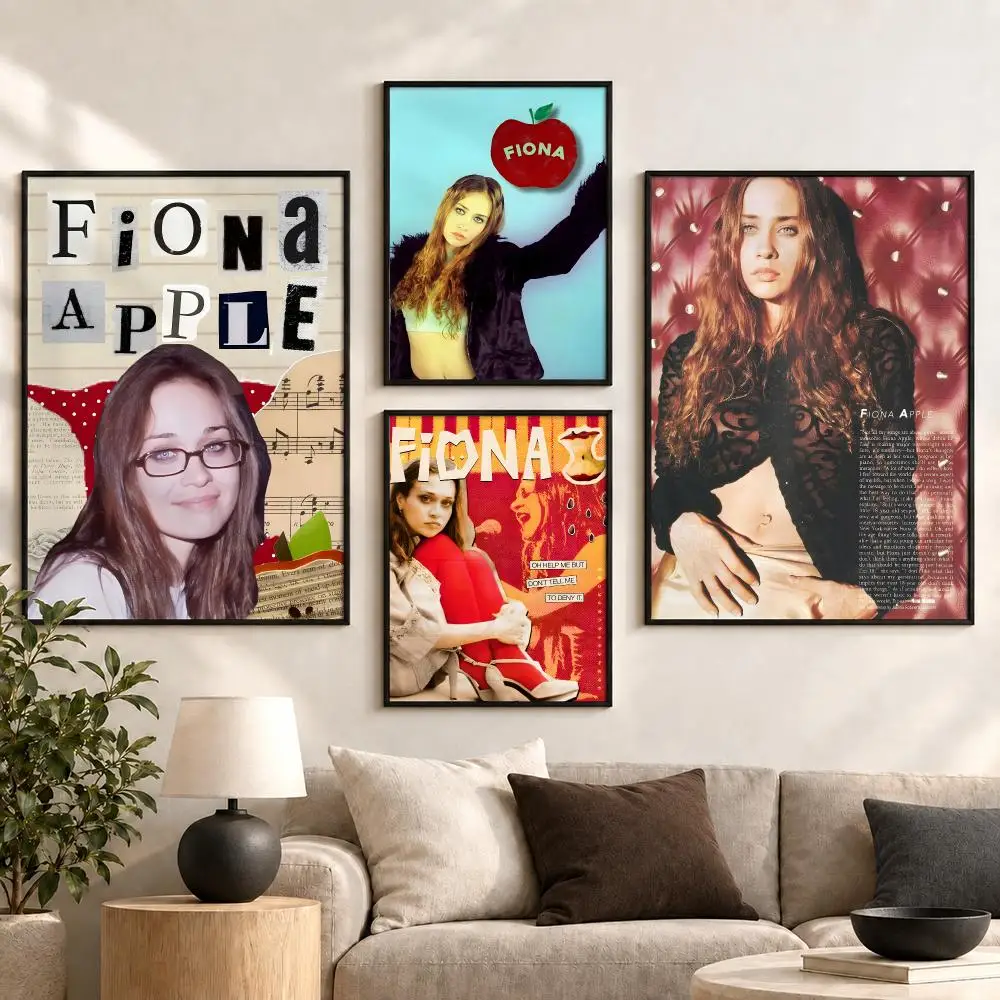 Fiona Apple McAfee Maggart Singer Piano Pop Album Style Poster Aesthetic Art Print for Bedroom & Living Room Decor, Unframed