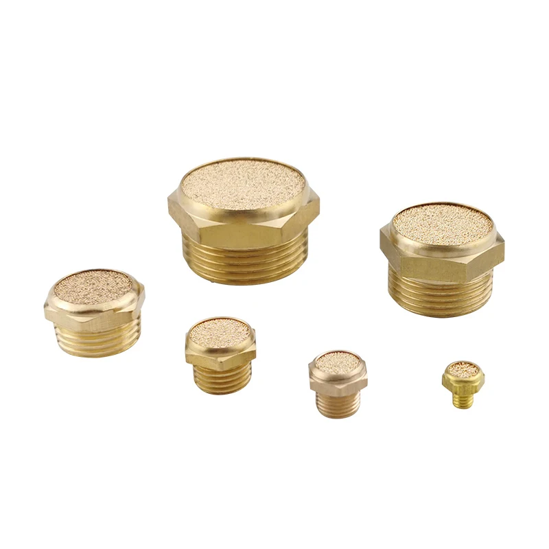 

Pneumatic solenoid valve accessories flat head muffler PSV Series PSV-1/4" 1/8" 3/8" 1/2" BSP Noise reduction filter