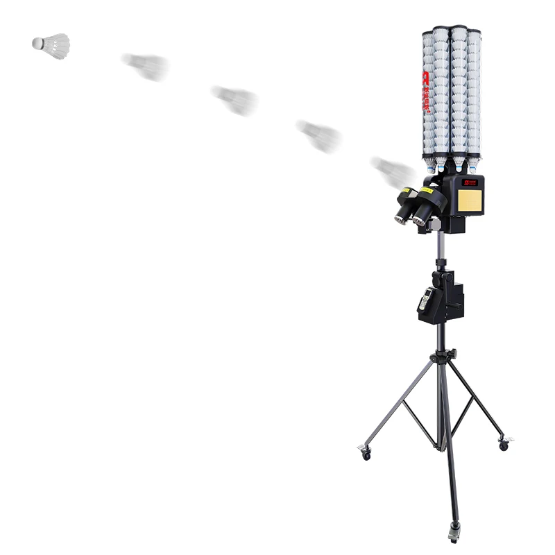 SIBOASI B7 Pro Badminton Training Machine With Battery Badminton Shuttles Feeding Machine Training With APP Control