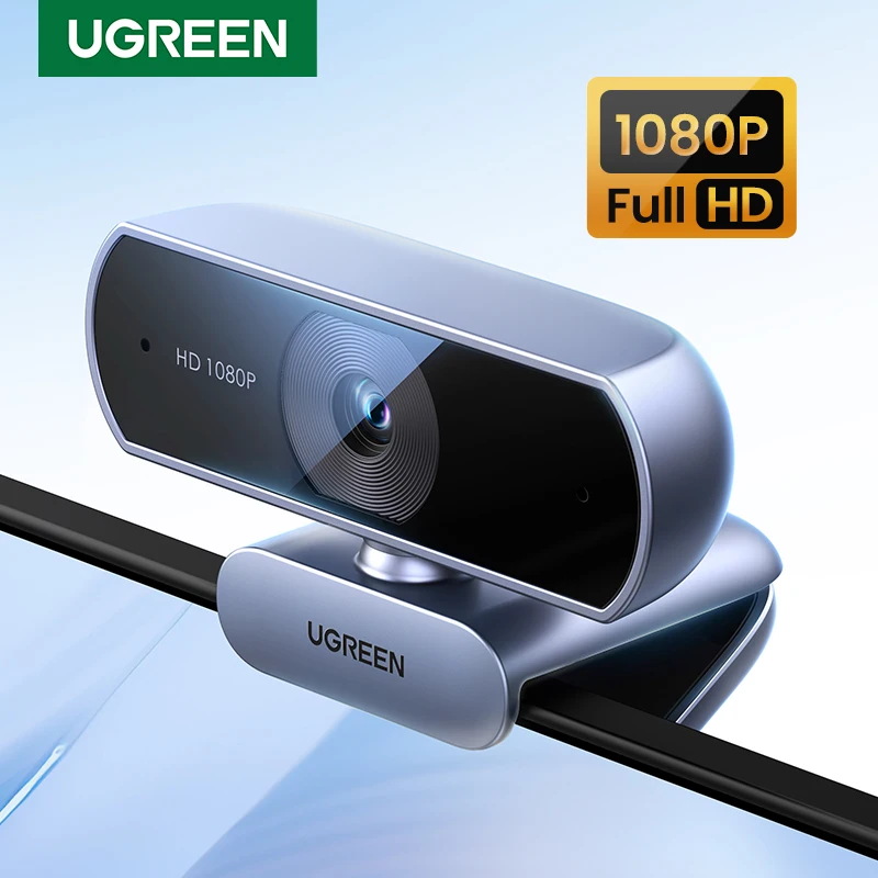 ugreen mini webcam usb para computador portatil camera web microfones duplos hd 1080p zoom chamadas de video 2k adequado para youtube computador 01