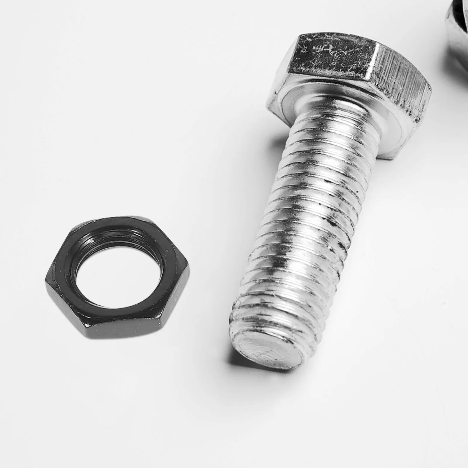 

50Pcs Fine Thread Hex Iron Lock Nuts Replacement Lampshade Fasteners for Lamp Repair Lighting Fixture Screw Parts Collar Rings