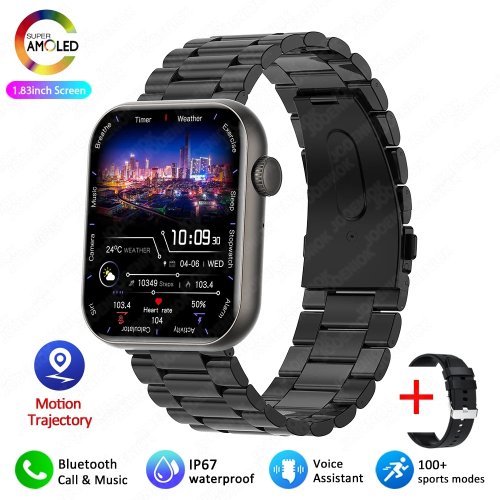 2025 New For Xiaomi Bluetooth Call Smart Watch Fashion Women Full Screen Touch Heart Rate Monitoring Watch 100+ Sports Mode Men