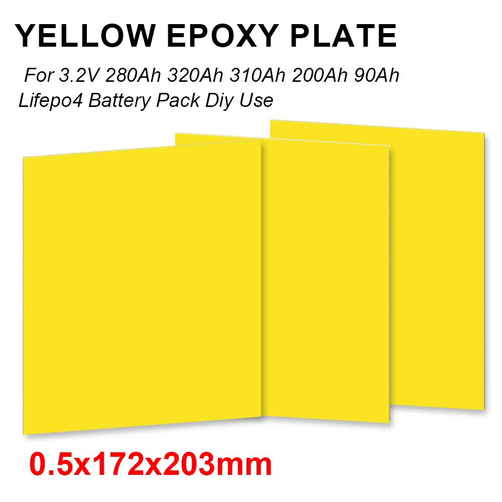 7/10PCS 3240 Isolatie Epoxy Plaat 0.5mm Dikte 203*172mm voor 3.2V 280Ah 320Ah 310Ah 90Ah 12.8V Lifepo4 Batterij Diy Gebruik