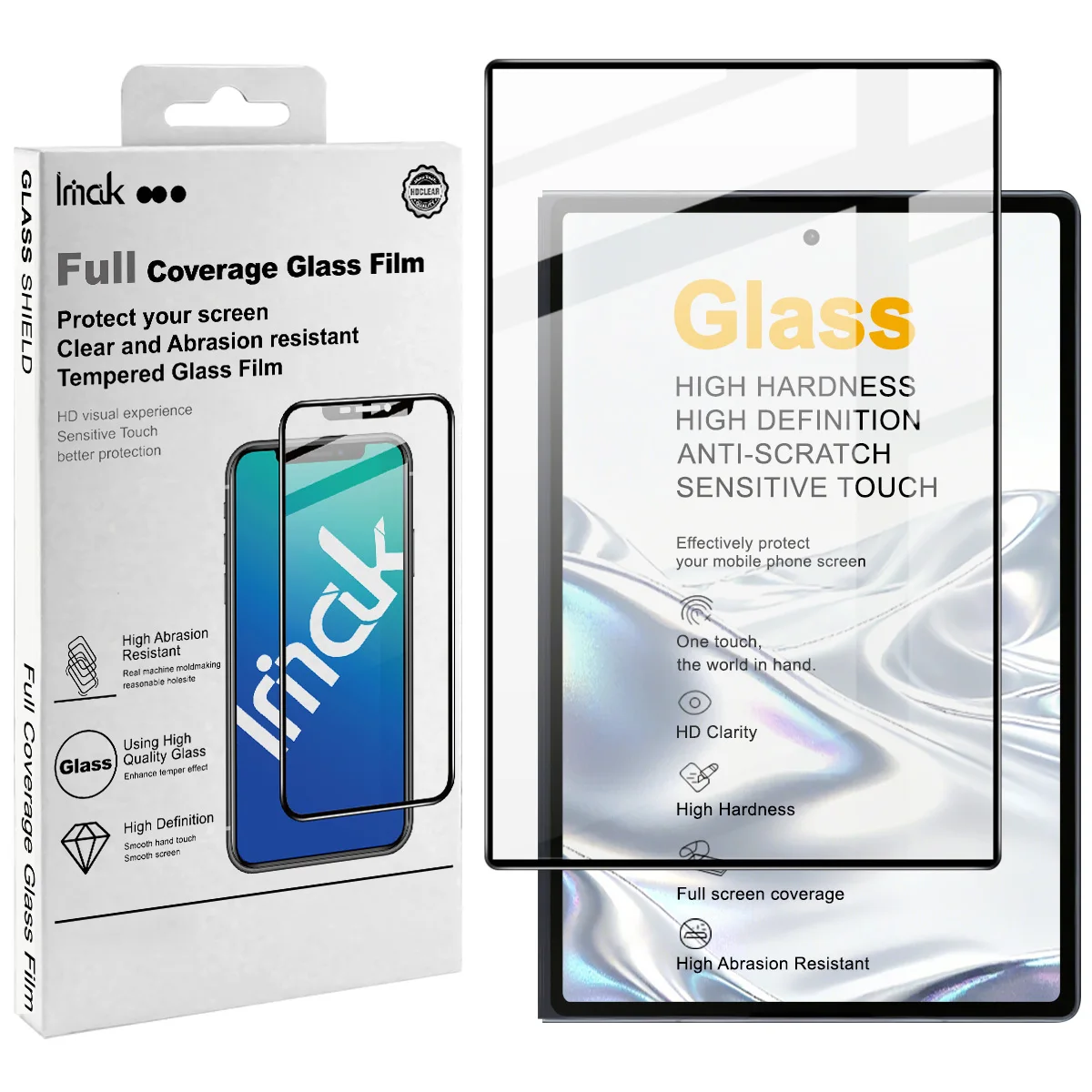 Tempered Glass for Samsung Galaxy Z Fold 8 5G Screen Protector Film IMAK Pro+ Support Fingerprint