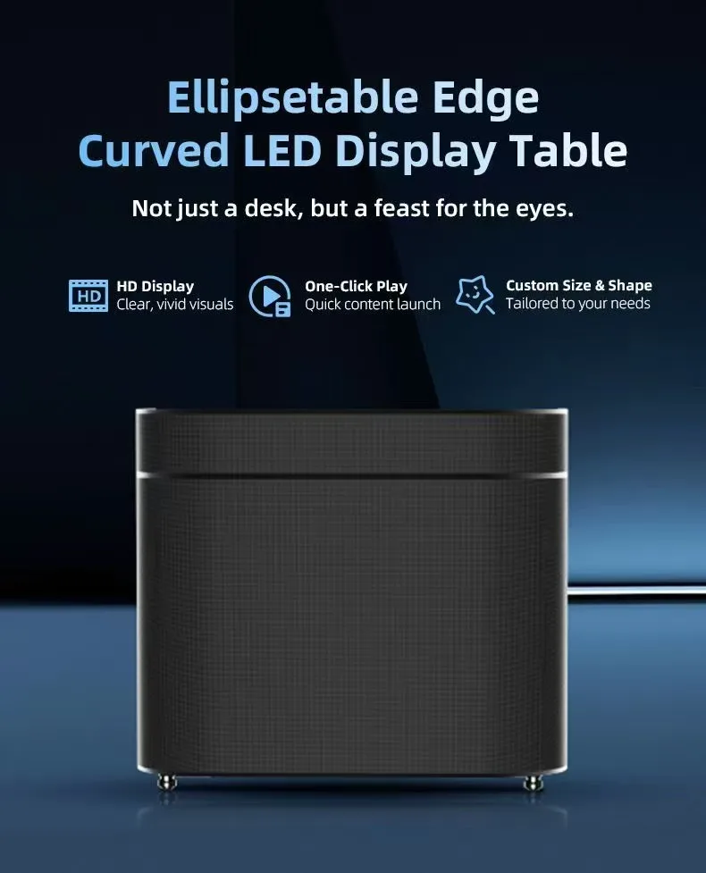 Customized Size  LED Digital Poster Stage LED Screen P1.25 P1.5 P1.86 P2 P2.5 LED DJ Booth Display
