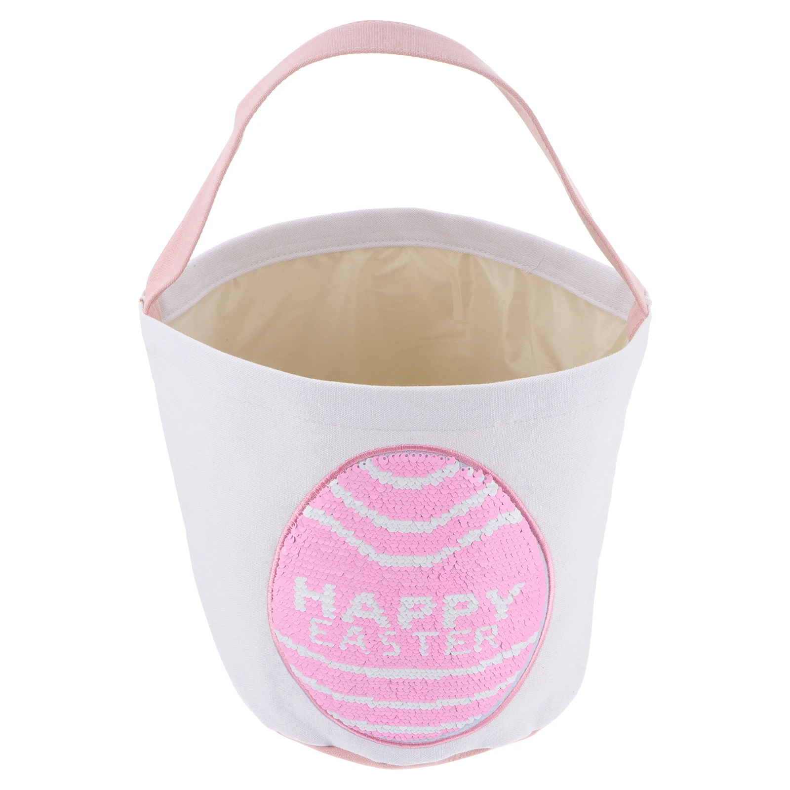 

Baskets Easter Egg Hunting Baskets Bags Kids Gifts Adorable Bunny Pink Foldable H bags For Eggs Treats Goodies Portable