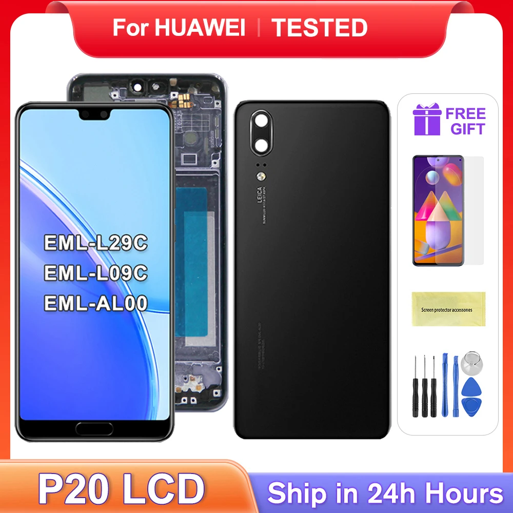 OEM для HUAWEI 5,8 'P20 для EML-L29C L09C AL00 TL00 L29 L09, ЖК-дисплей, дигитайзер сенсорного экрана в сборе, замена