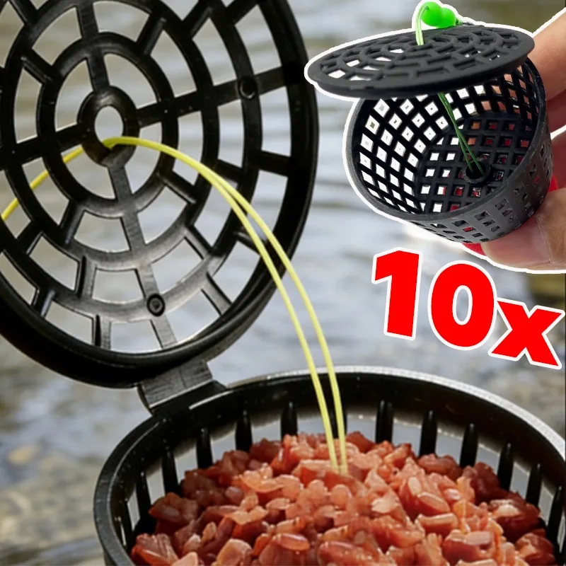 

Drift Baiting Spreaders for Fishing Bait Cage Dispenser with Precision Holes Long Floating EVA Tool for Carp Bait Trail Feeder