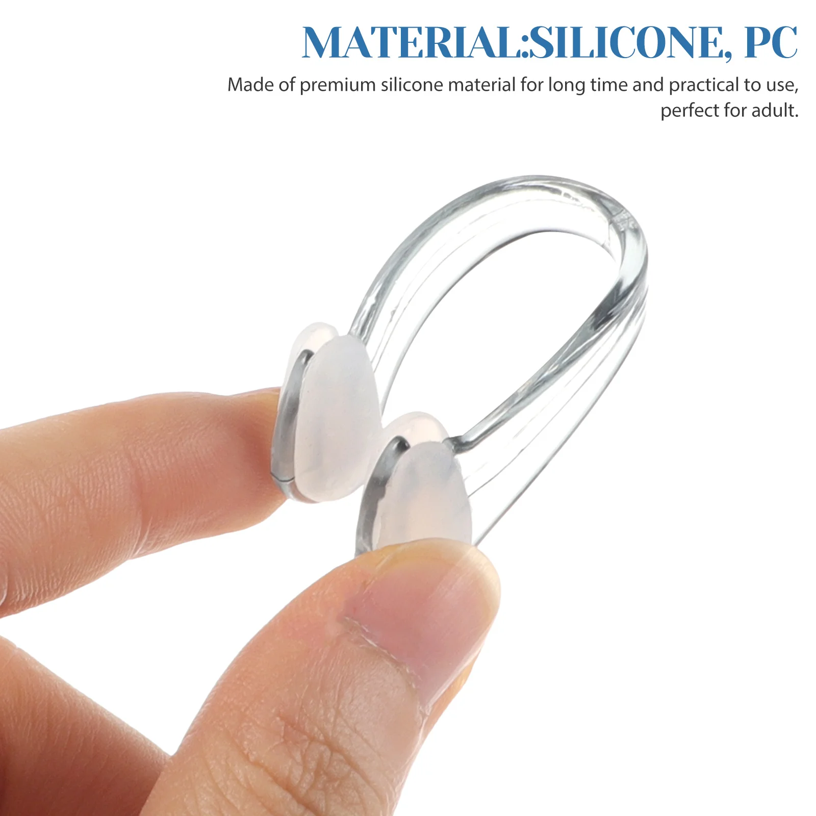 

4 Pcs Protector Waterproof Nose Clip Child Swim Silicone Large Swimming Accessories