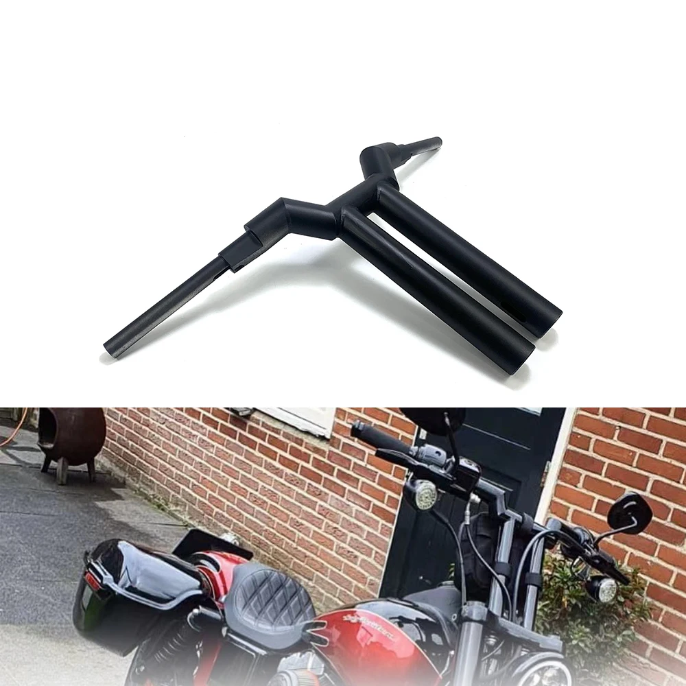 

10" 12" 14" 16" 18" Motorcycle Custom T Handlebars for Harley Dayna Low Rider S XL883N/XL1200N-X48 Night Rod V-Rod
