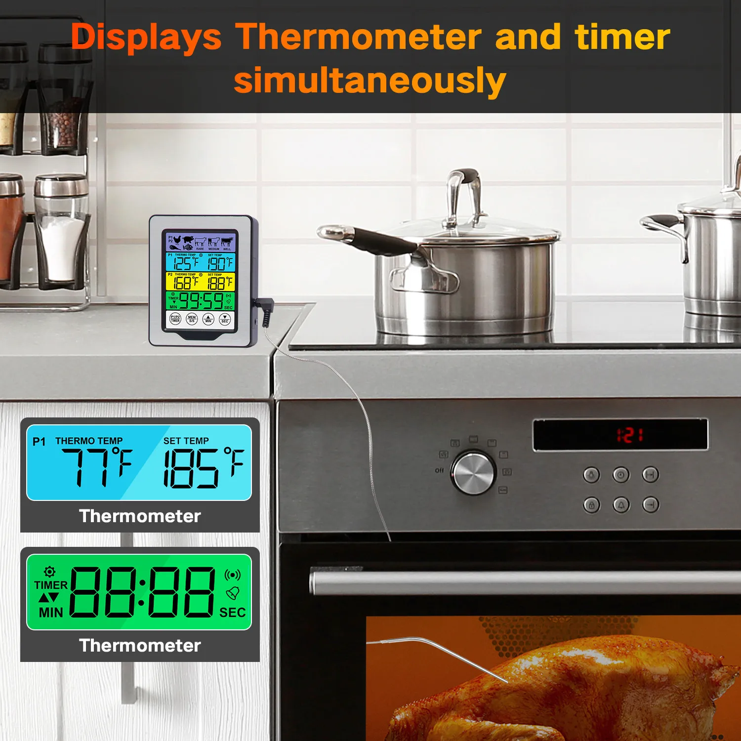 Cyfrowy termometr do gotowania – Meat Thermometer recenzja i cena