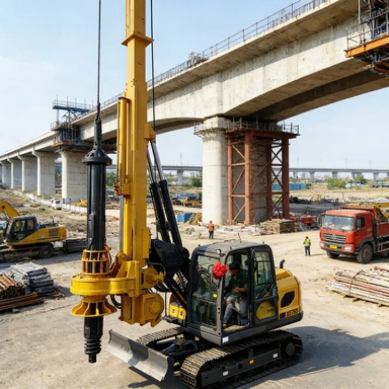 High Precision Rotary Drilling Rig for Deep Hole Drilling Applications