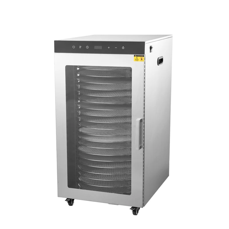 

Big Capacity Stainless Steel Home Use Rotary Dehydrator 20 Trays Food Drier Dehydrator
