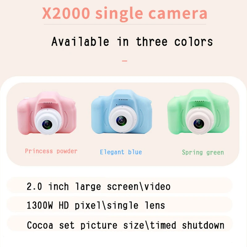 Digital Camera Toys Kids Instant Print Thermal Print Camera Instant Print Photo Video with 32G Memory Card Kids 1080P HD