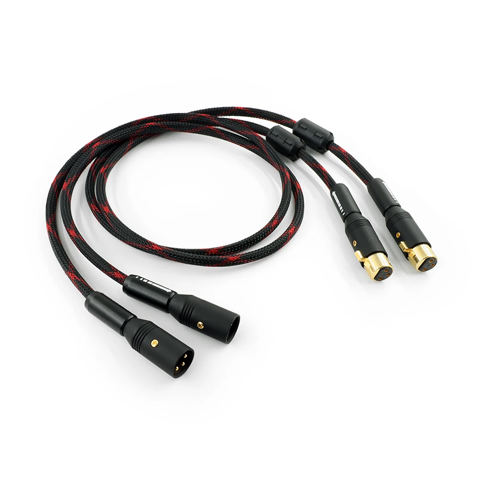 High Fidelity Canare L-4E6S  Audio Cable XLR male female Balance cable 3-pin XLRMicrophone Cable 1 Pair