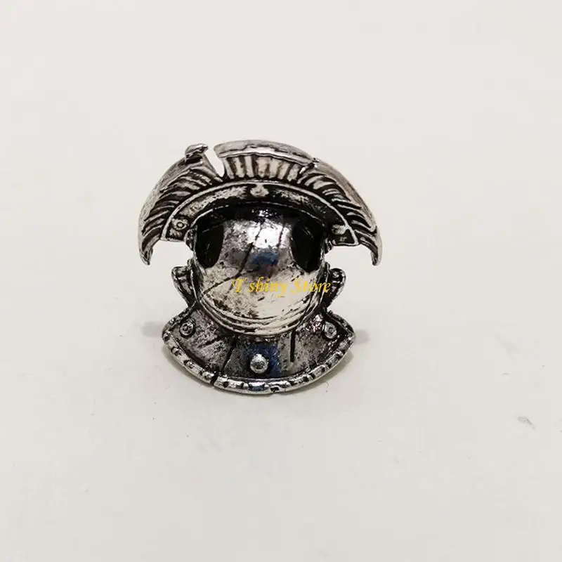 

N58F Металлический Череп Викингов Волосы Страх Косы Бусина для Мужчин DIY Ожерелье Аксессуары Для Волос