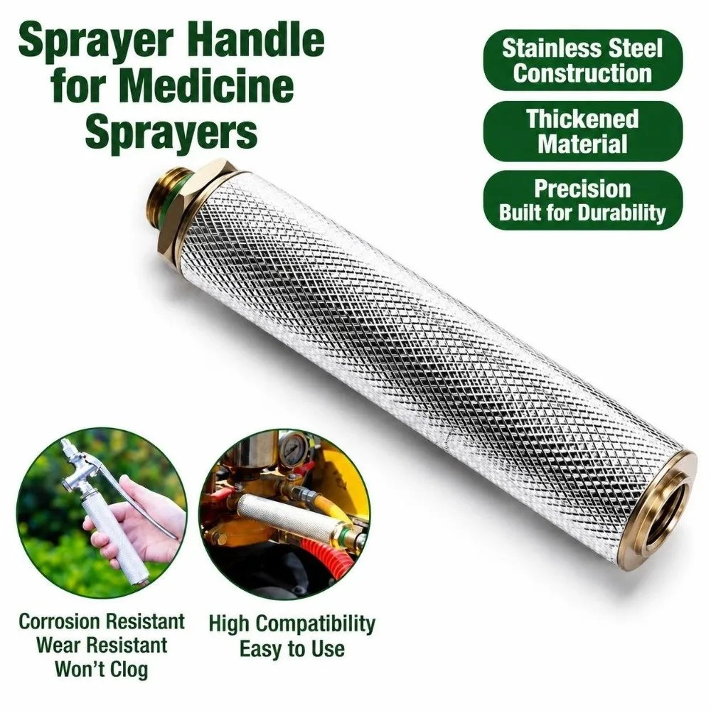 Stainless Steel Mesh Sprayer Filter High Pressure Brass Thread Inline Strainer Leak‑Proof Spray Strainer Agricultural Sprayer