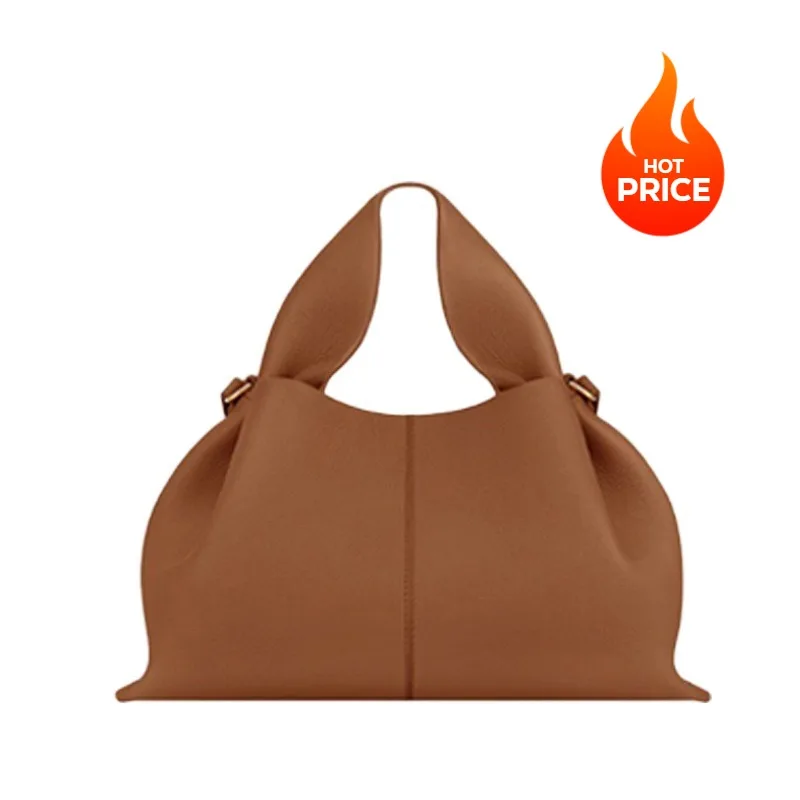 حقيبة زلابية فاخرة خفيفة على شكل سحابة فرنسية عصرية، حقيبة يد أوروبية وأمريكية راقية، حقيبة كروس نسائية