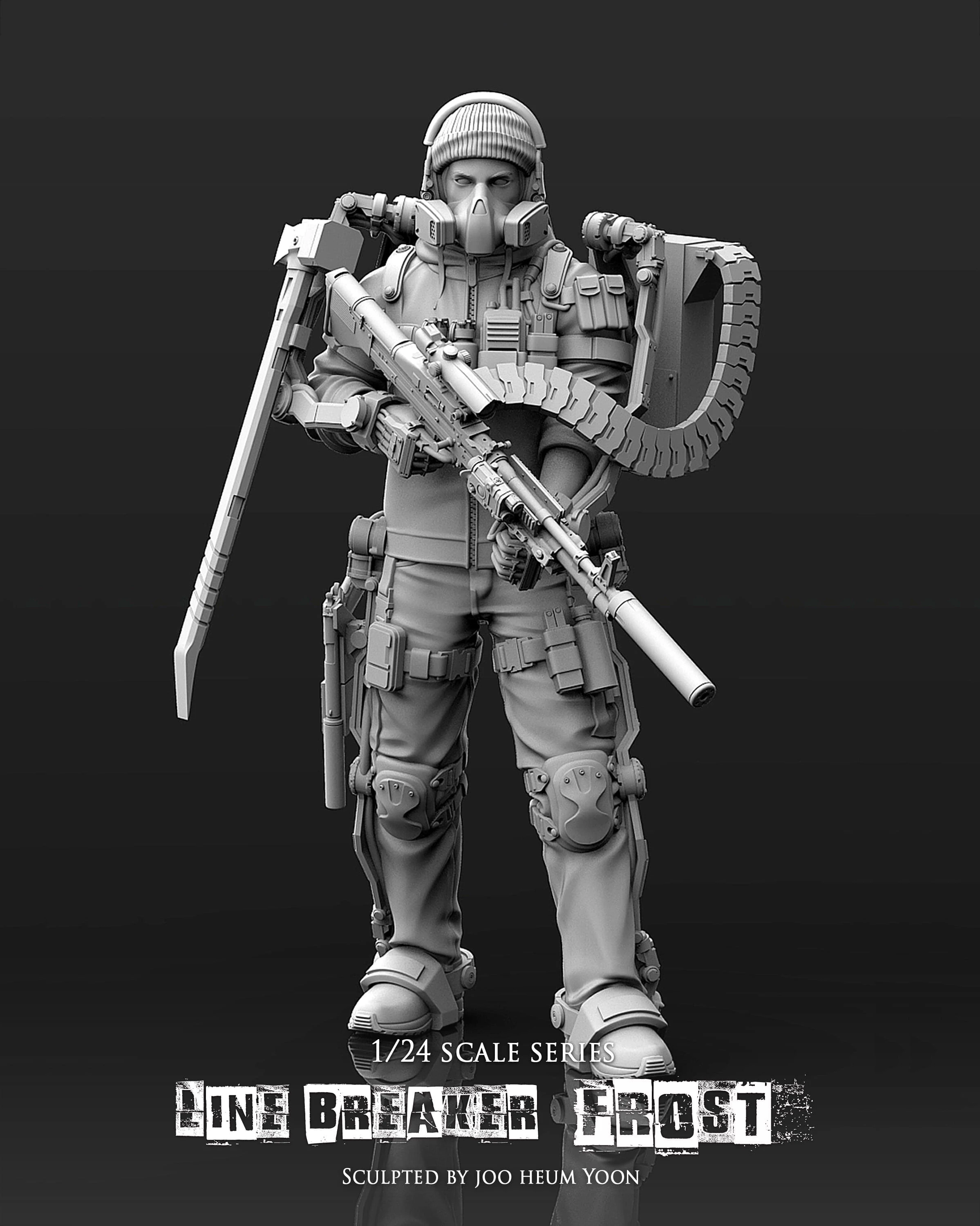 [tusk model]75mm resin figure 1/24 garage kits unpainted miniatures 103002