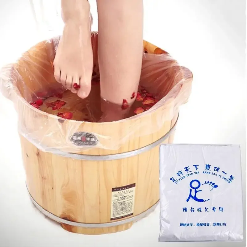 

90pcs Environmentally Disposable Foot Tub Liners Bath Basin Bags Feet Pedicure Foot Detox SPA Heat Preservation Accessories
