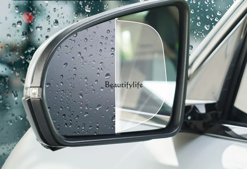 Rearview Mirror Modification Rainproof Film Side Window Protection Clear Anti-Fog in Rainy Days