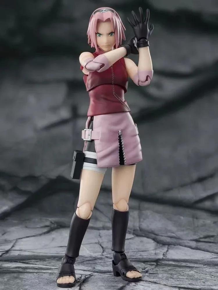 BANDAI Genuino NARUTO Anime Figura SHF Sakura Haruno Modello Finito instock