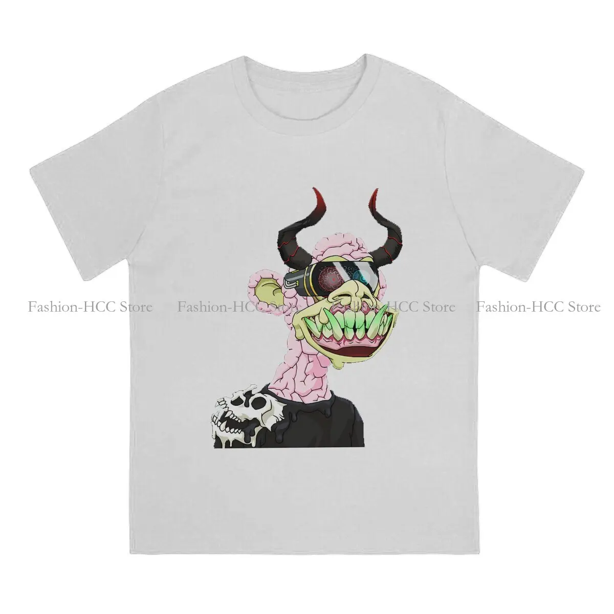 Bored Ape Yacht Club BAYC NFT Polyester TShirts Cow Print Men's T Shirt New Trend Clothing