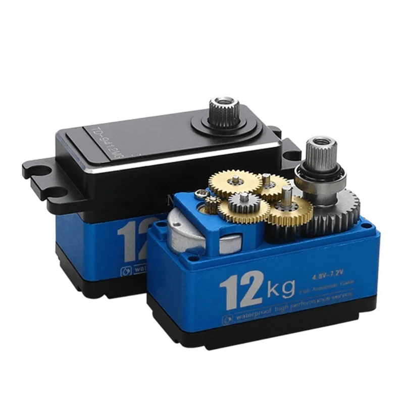 MACH-2X Servo Digital de perfil bajo de engranaje de Metal de 12KG para coche de derrape de turismo en carretera 1/10 3RACING Sakura D5 MR HPI Tamiya Kyosho