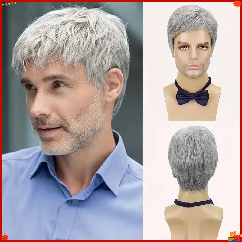 parrucca-sintetica-corta-grigia-con-riga-laterale-per-uomo-rete-rosa-leggera-moda-per-mezza-eta-accessorio-per-capelli-per-uso-quotidiano-e-cosplay
