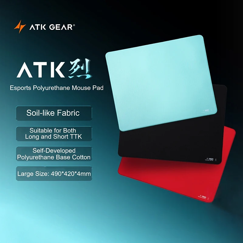 Tapis de souris ATK Blaze en tissu original, contrôle fluide, pour e-sport, jeux FPS, bureau, dédié aux jeux Fearless Contract Delta
