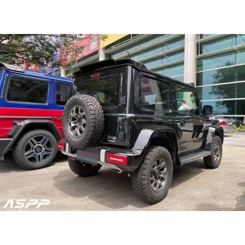 طقم هيكل عالي الجودة لجيمي 19-22 ترقية G63 المصد الأمامي المصد الخلفي مصبغة هود المصدات Peect صالح مجموعات الجسم #6