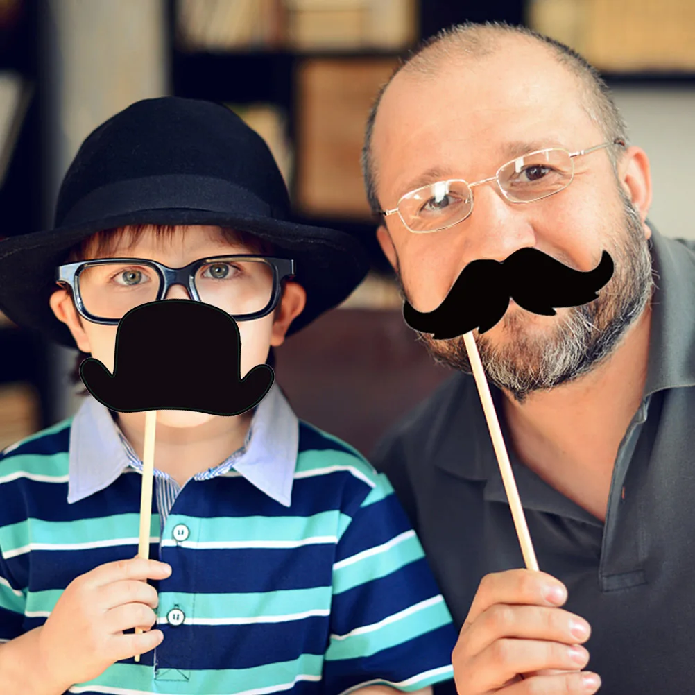 

21Pcs Photo Taking Props Creative Props for Father's Day Wedding Party Supplies Decorations Party Supplies