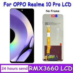 6.72 “inch For Oppo Realme 10 Pro LCD RMX3663 RMX3660 RMX3661 Display Screen Touch Panel Digitizer Assembly Replacement