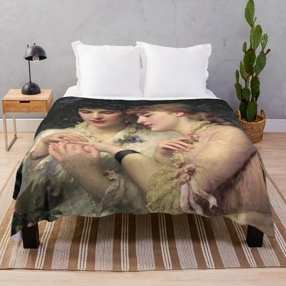 

Sapphic Painting Throw Blanket Beautifuls Weighted Blankets