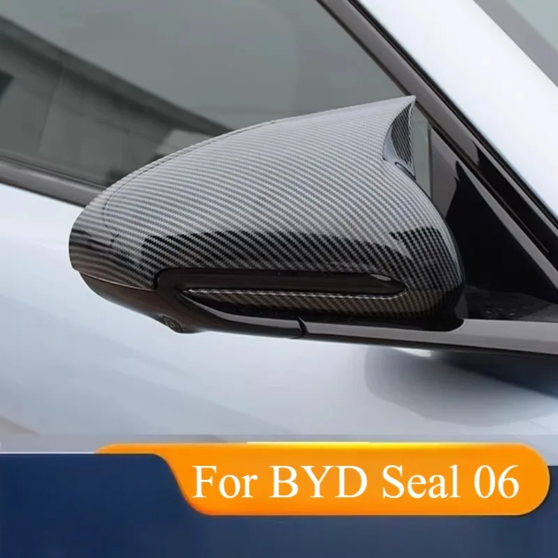 

For BYD Seal 06 Ox Horn Rearview Mirror Cover 07dmi Side Mirror Cap Housing Modified Accessories