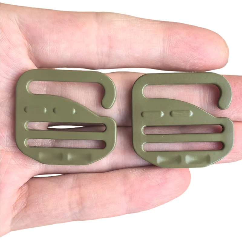 2 Stück G-Haken für taktische FCPC-Riemen, Airsoft-Weste, DON/DOFF Kangaroo MAG Pouch Connector, modularer Befestigungspunkt, Zubehör – Detail 9