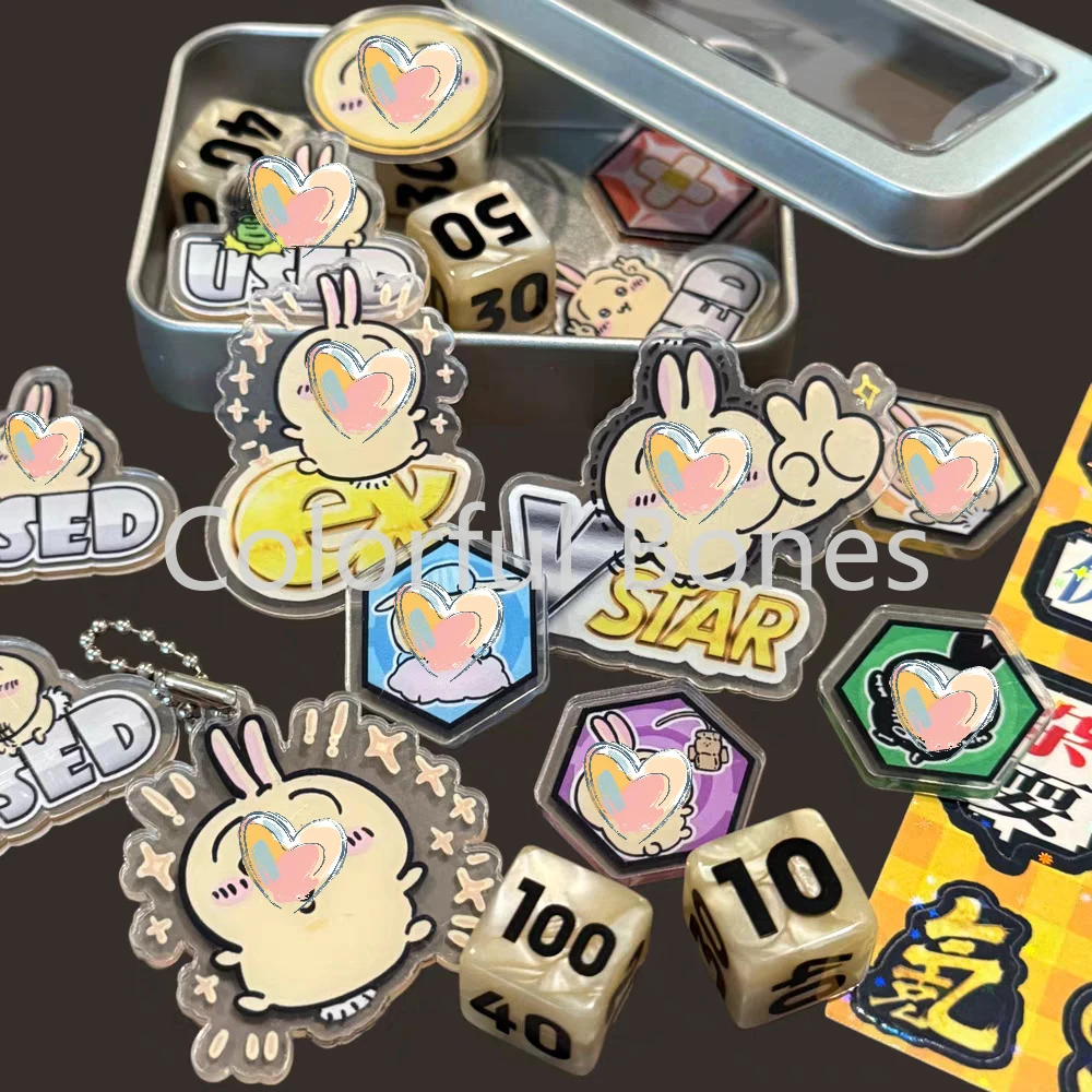 Damage Indicator Damage Counter Set Wusaqi Theme Dice VSTAR Marker EX Board Game Accessories for Players and Fans