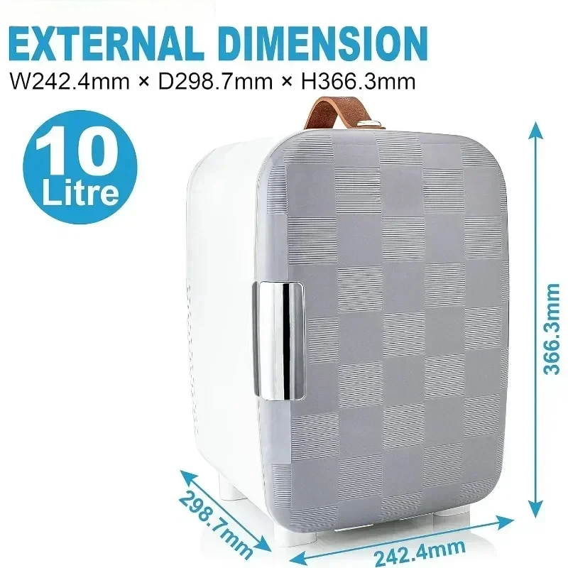 Deluxe Mini Fridge Cooler Compact Portable High Efficiency Quiet Cooling System Portable Appliances