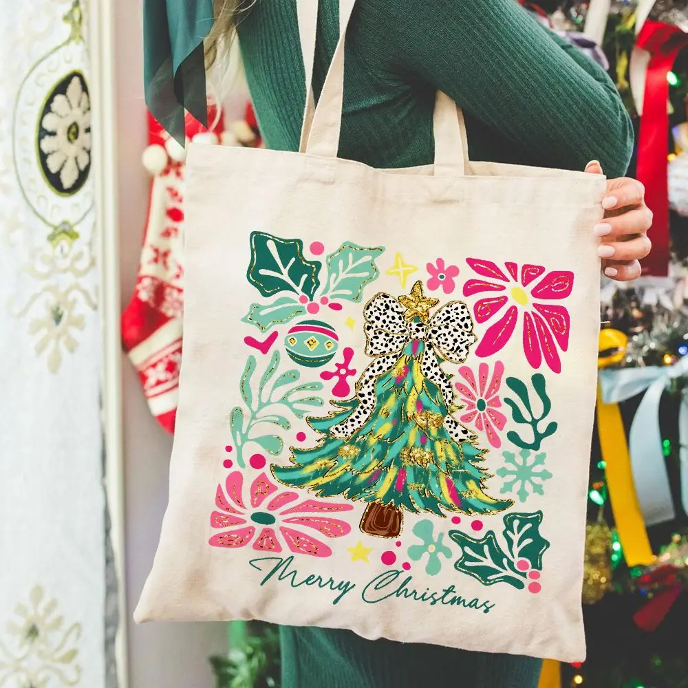 مجموعة مكونة من 6 قطع من فينيل النقل الحراري لعناصر عيد الميلاد النابضة بالحياة - ملصقات ملابس ملونة وحيوية للعطلات يمكنك صنعها بنفسك. إنه كوم #3