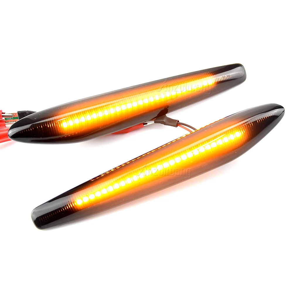 2Pcs LED Dynamic Side Marker Lights Arrow Turn Signal Blinker Lamps For Alfa Romeo 159 / 159 Sportwagon / Boera / Spider typ 939