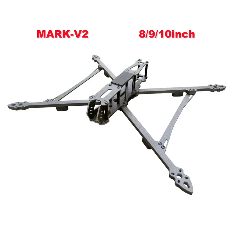 

MARK4 8/9/10inch V2 3K Carbon Fiber FPV Drone Frame Kit H-type For RC FPV Drone Travel machine Long endurance Accessorys