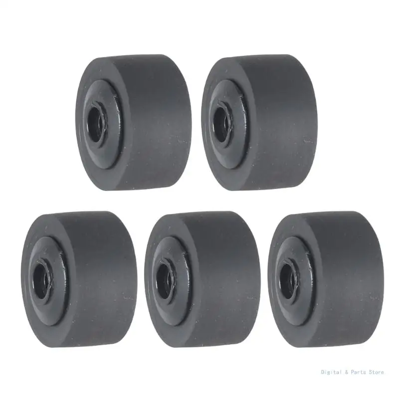 M17F 5Pcs Roller Bearing Wheel Cassettes Tape Device Pressure Roller for Audios