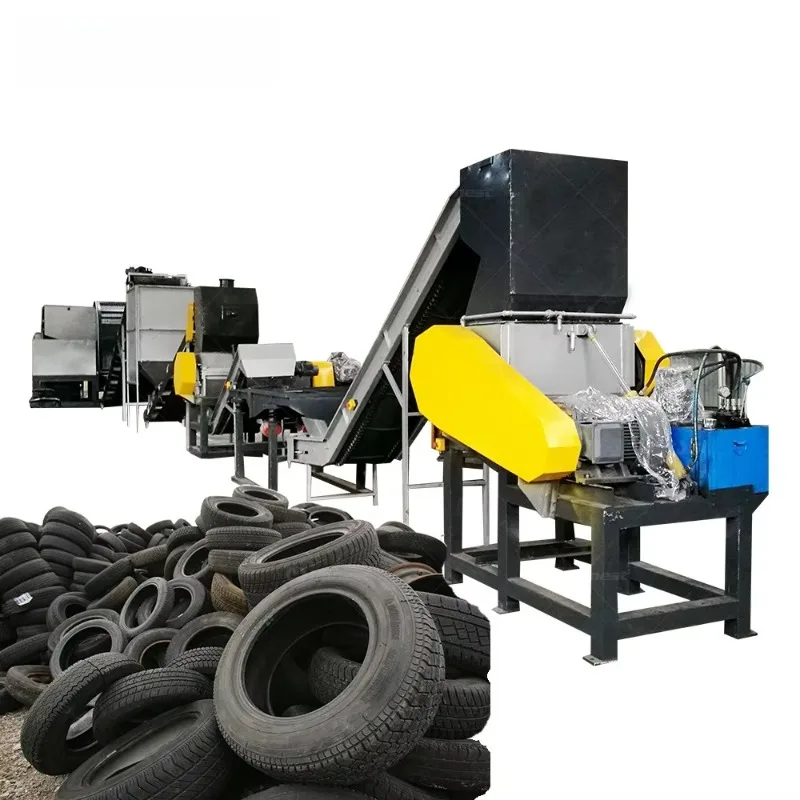 Waste Tire Recycling System Industrial Rubber Powder Production Machine Complete Plant Design