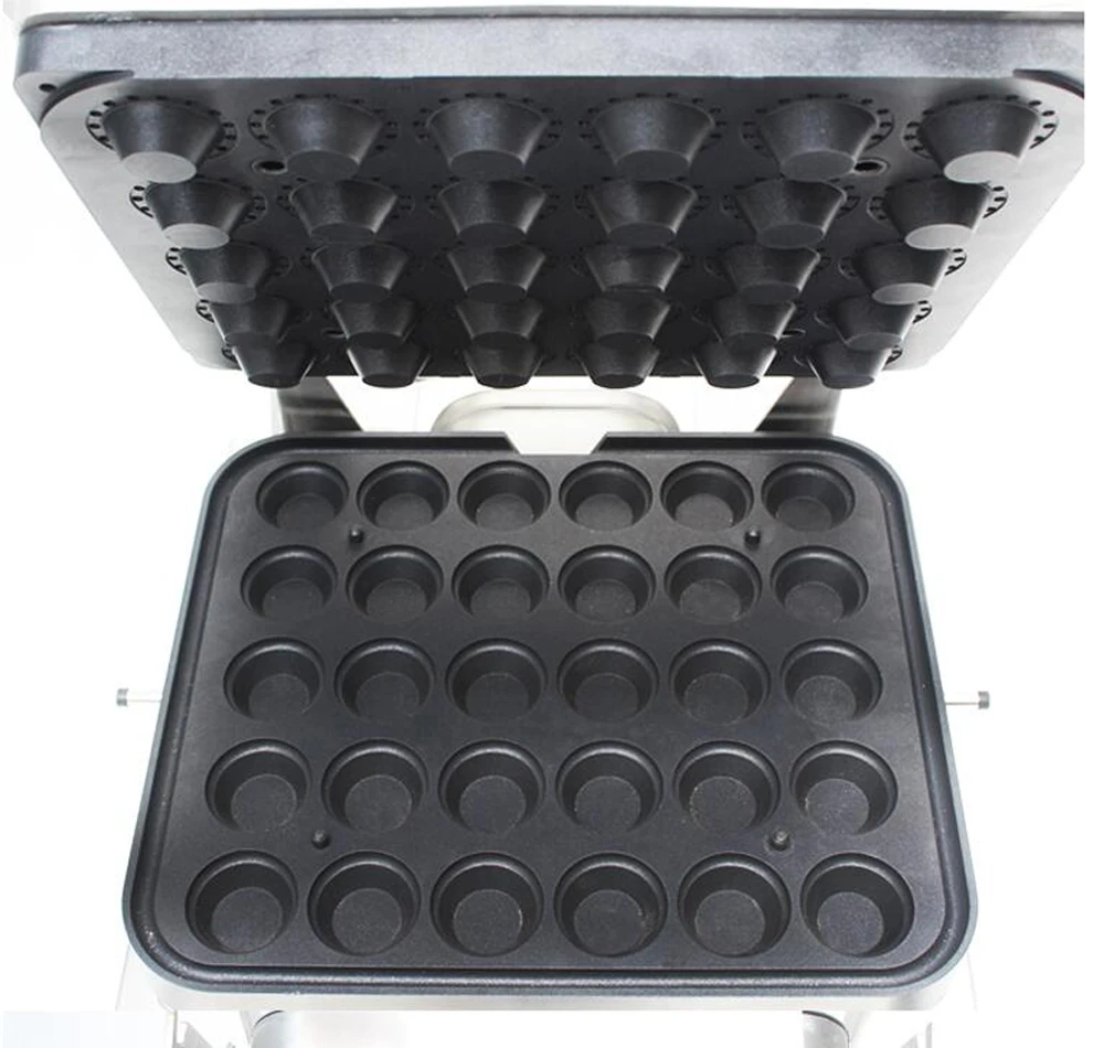 Model 812 Mini 30 pcs egg tart cone machine Double digital Egg tart machine Egg Shell Maker