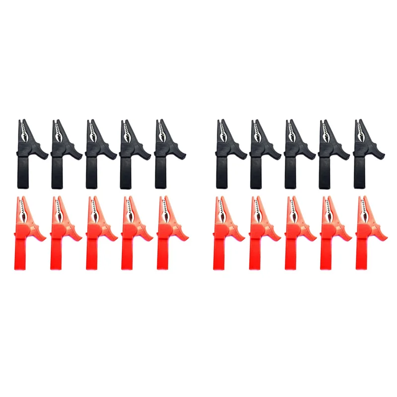 

A69e20pack Alligator Clips 1000V 32A Heavy Duty Full Insulated Automotive Car Battery Alligator Clips Electrical Test Clips