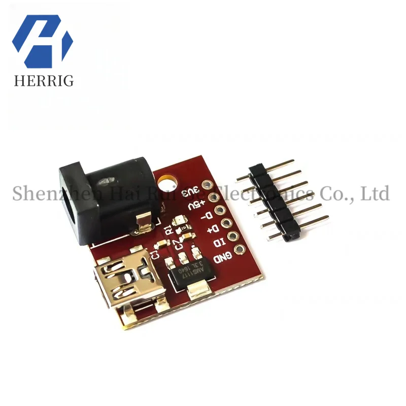 

MINI USB 5V Socket USB Power Connector AMS1117 3.3V DC Power Socket