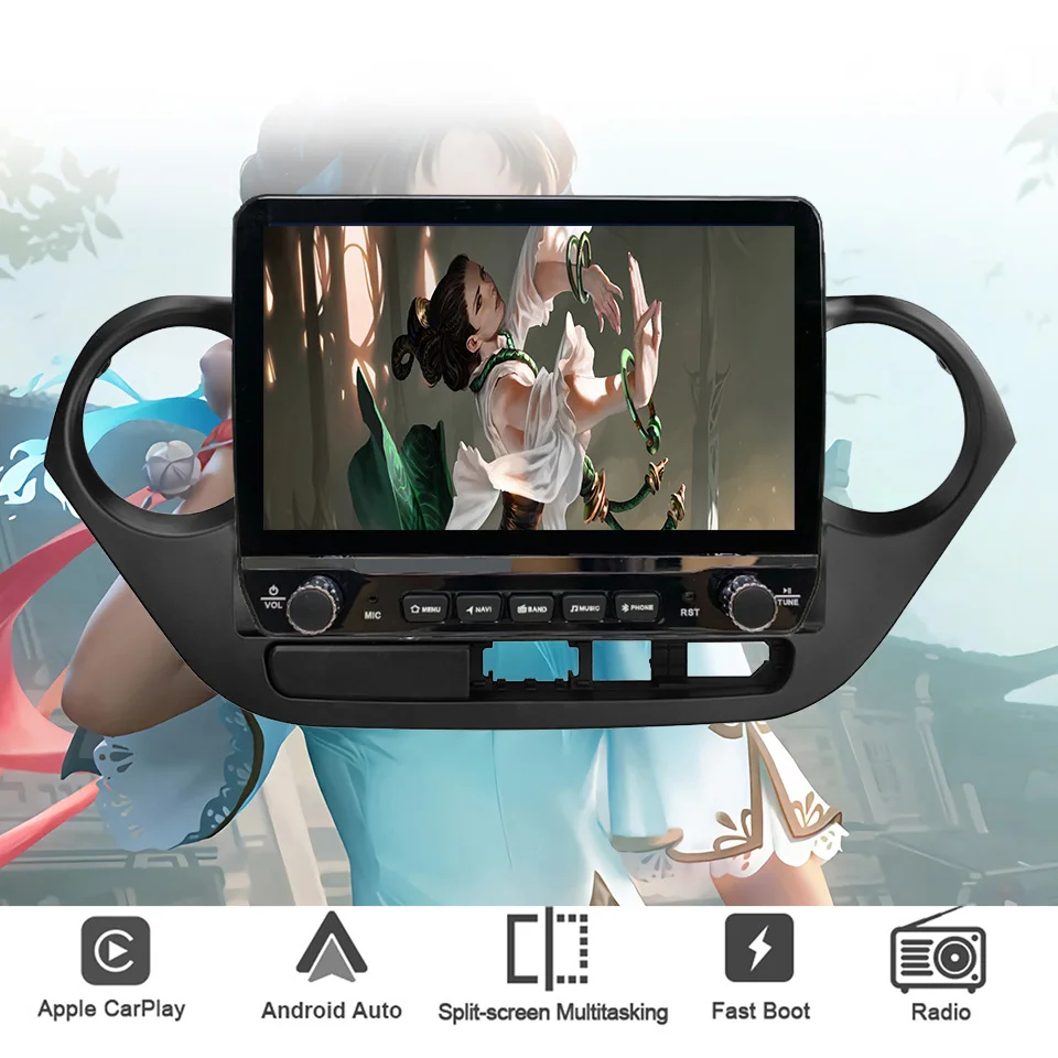 2Din Android 13 Autoradio Multimedia PC Tablet For Hyundai i10 2013 - 2016 GPS DVD Video Music Player Car intelligent systems