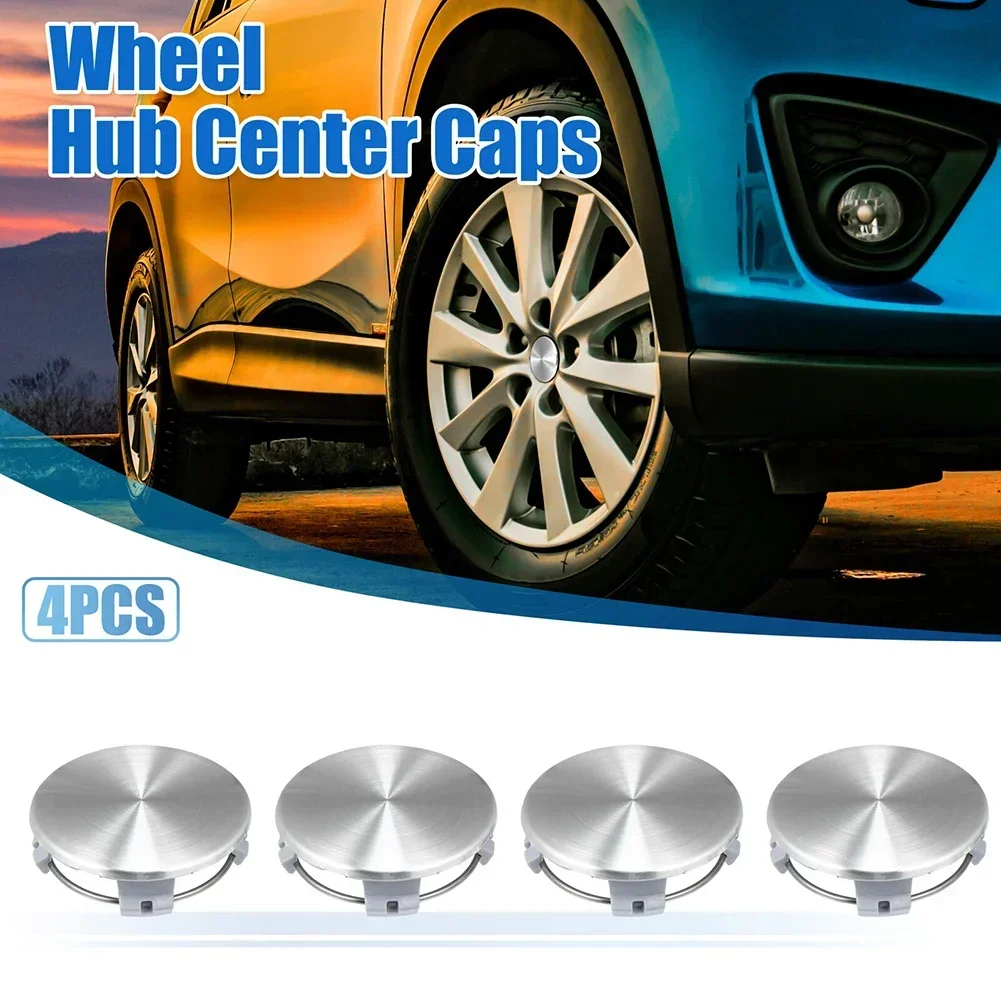 Center Hub Cap Wheel Hubs Cap Car 4pcs 57MM Auto Parts Auto Repair Car Decoration For Mazda Hub Cap None Brand New